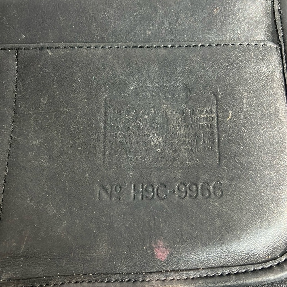 Coach USA Legacy Black Leather Crossbody Shoulder Bag 9966 - Picture 2 of 16